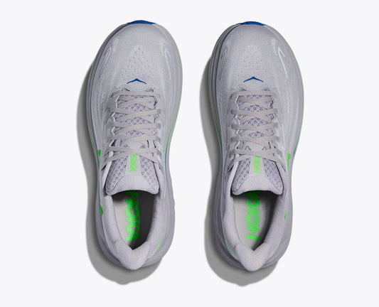 HOKA - Clifton 10 Ash Grey / Neon Green