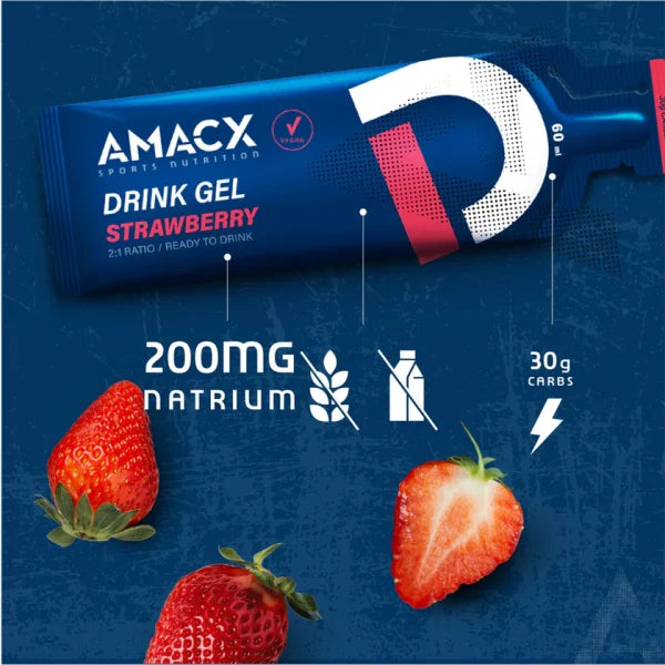 AMACX Drink Gel Fresa | 12 pack
