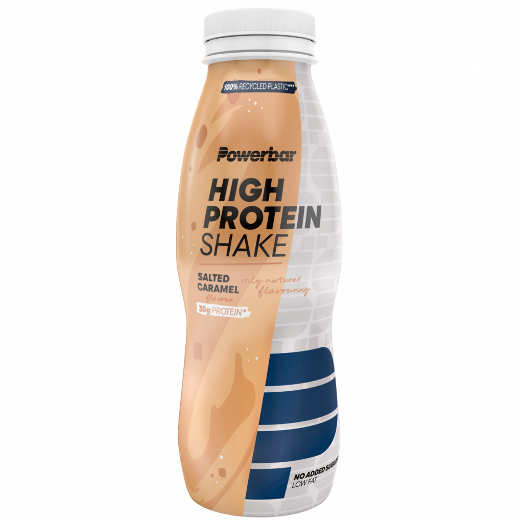 PowerBar - Botellín HighProtein Shake Caramelo Salado 330ml
