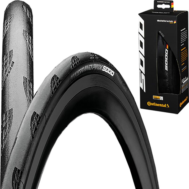 CONTINENTAL - CUBIERTA GRAND PRIX 5000 700x28C PLEGABLE NEGRO