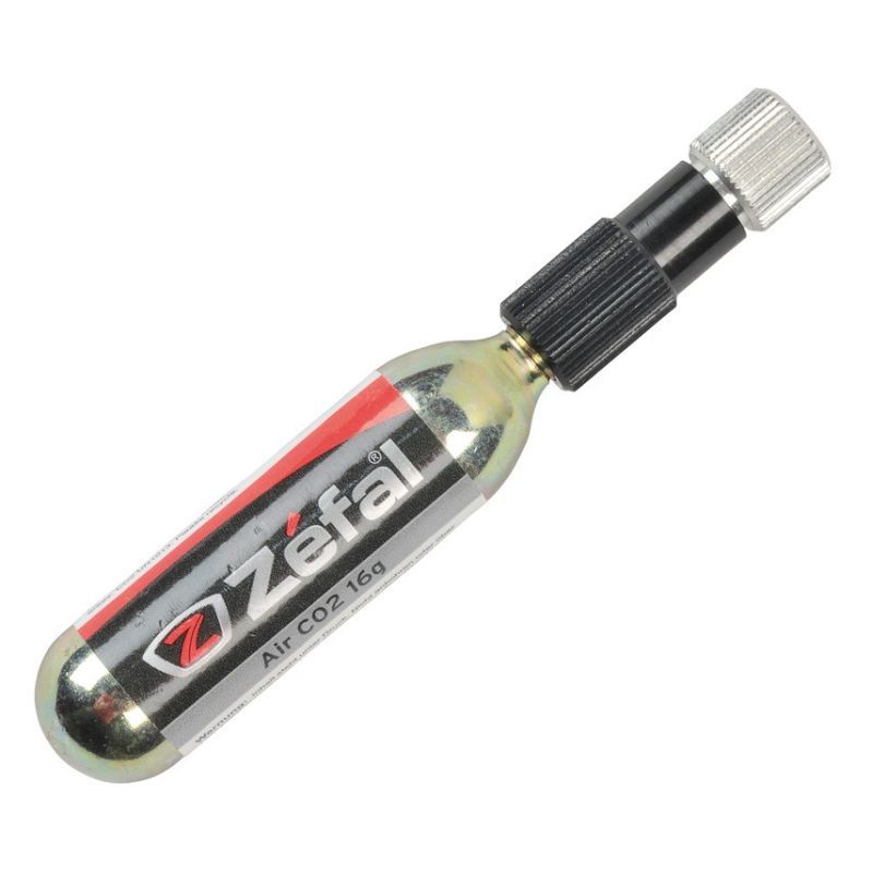 ZEFAL - CARTUCHO DE AIRE CO2 16 g+ADAPTADOR CON REGULADOR EZ CONTROL