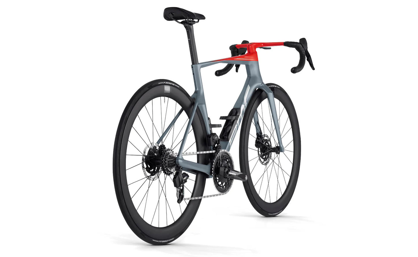 BMC - Teammachine R 01 THREE IRON GREY / NEON RED