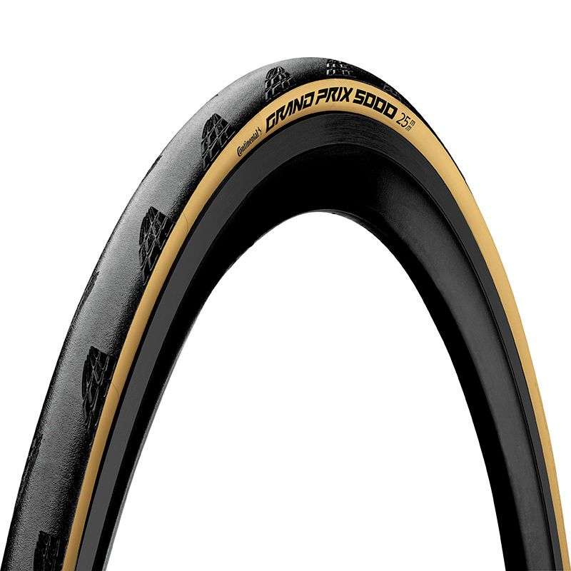 CONTINENTAL - CUBIERTA GRAND PRIX 5000 700x28C PLEGABLE NEGRO/CREMA