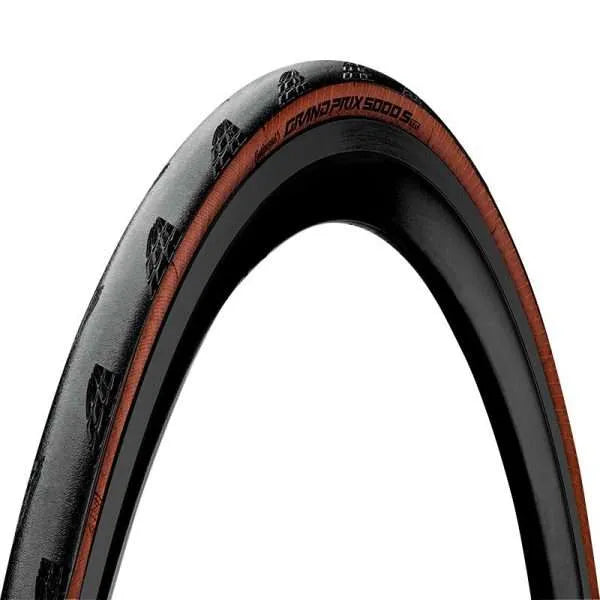 CONTINENTAL - CUBIERTA GRAND PRIX 5000 S 700x28C TLR PLEGABLE NEGRO/MARRON