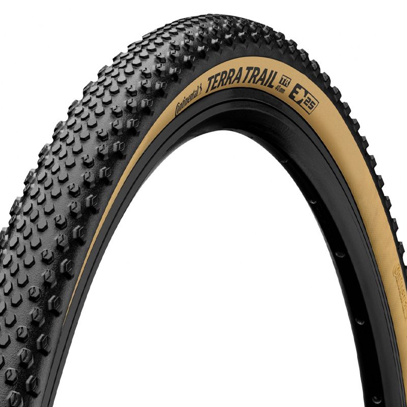 CONTINENTAL - CUBIERTA TERRA TRAIL 700x40C SHIELDWALL TUBELESS PLEGABLE NEGRO/MARRON