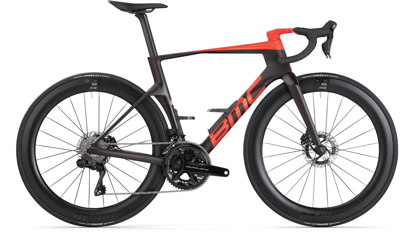 BMC - Teammachine R 01 TWO MAROON CARBON / NEON RED
