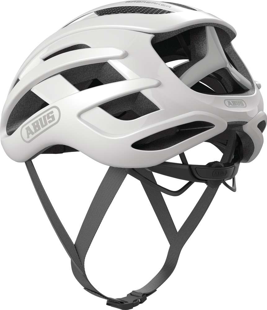 ABUS - Casco ciclismo AIRBREAKER Polar White Matt