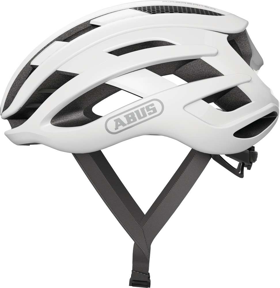 ABUS - Casco ciclismo AIRBREAKER Polar White Matt