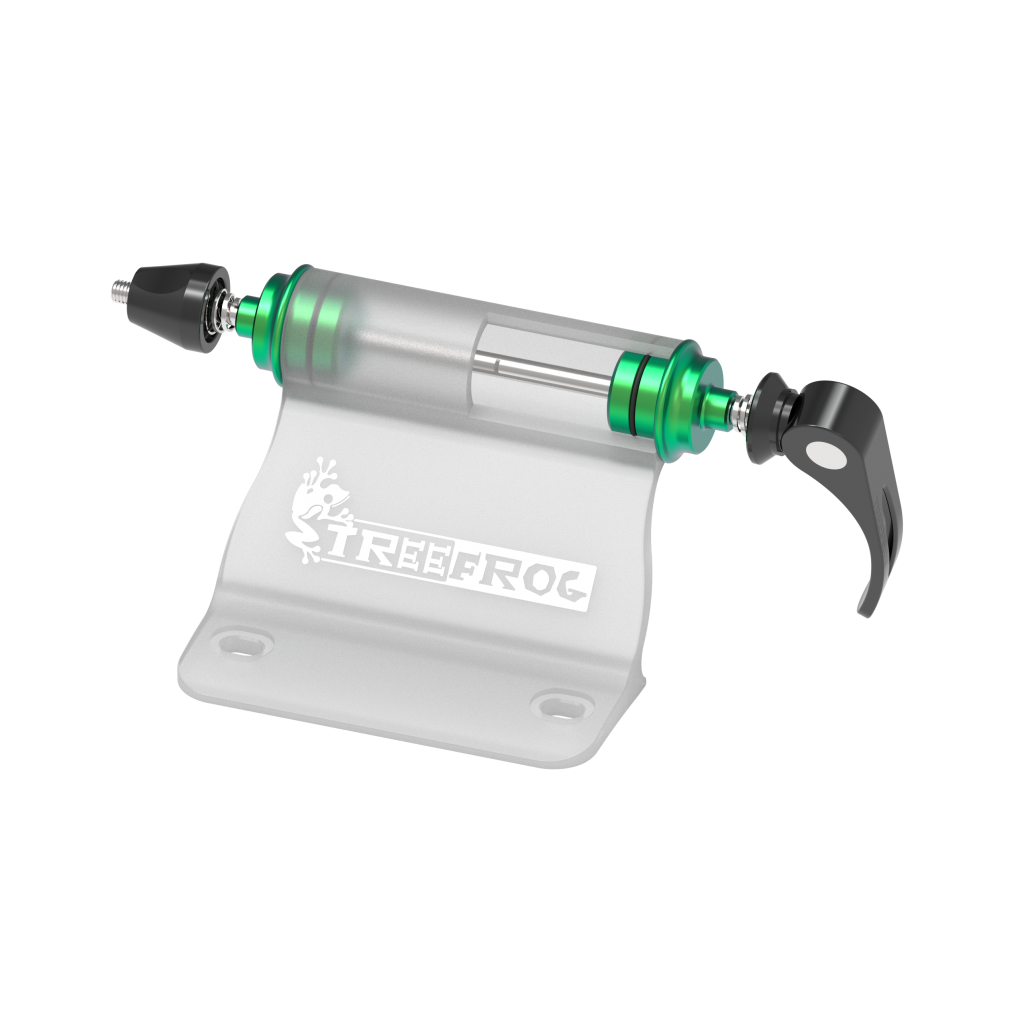 TreeFrog - Juego de casquillos para base universal 9*100 mm con liberación rápida