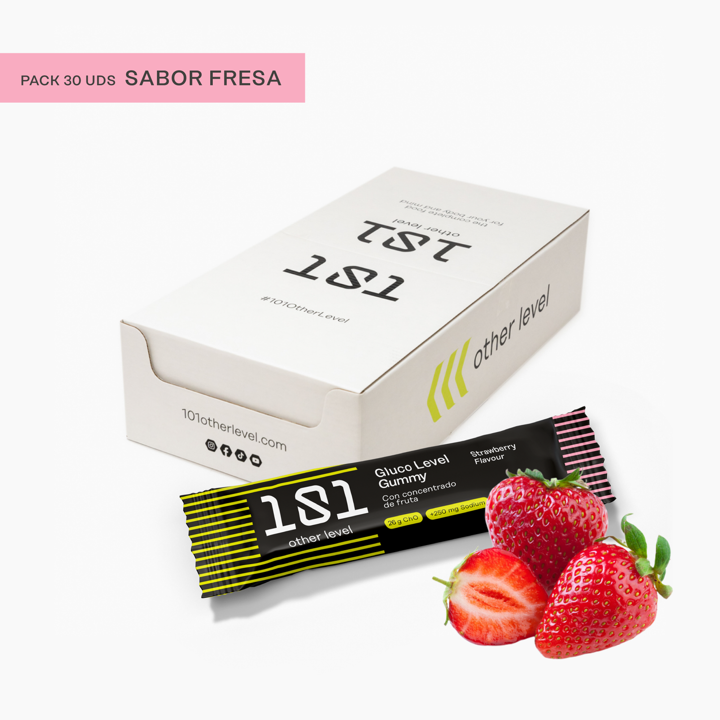 101 OTHER LEVEL - GLUCO LEVEL GUMMY Fresa