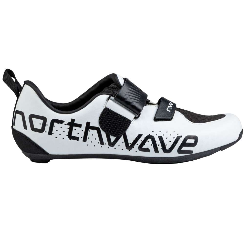 Northwave - Zapatillas triatlon TRIBUTE CARBON Blanco-Negro