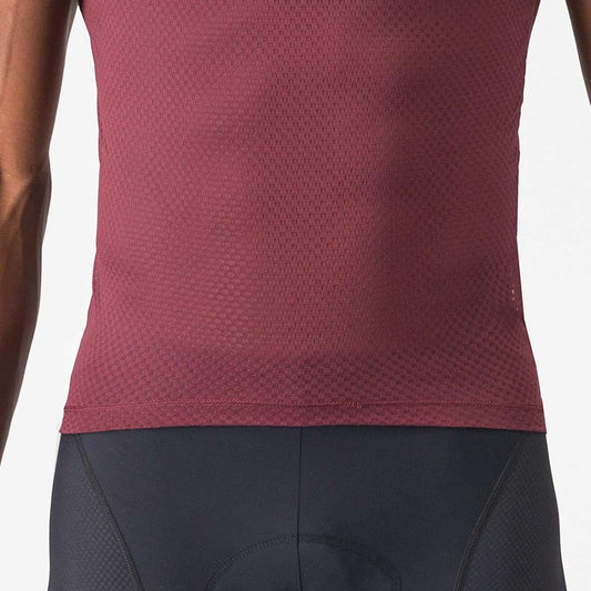 CASTELLI - Camiseta interior Pro Mesh 2.0 s/m Burdeos osc
