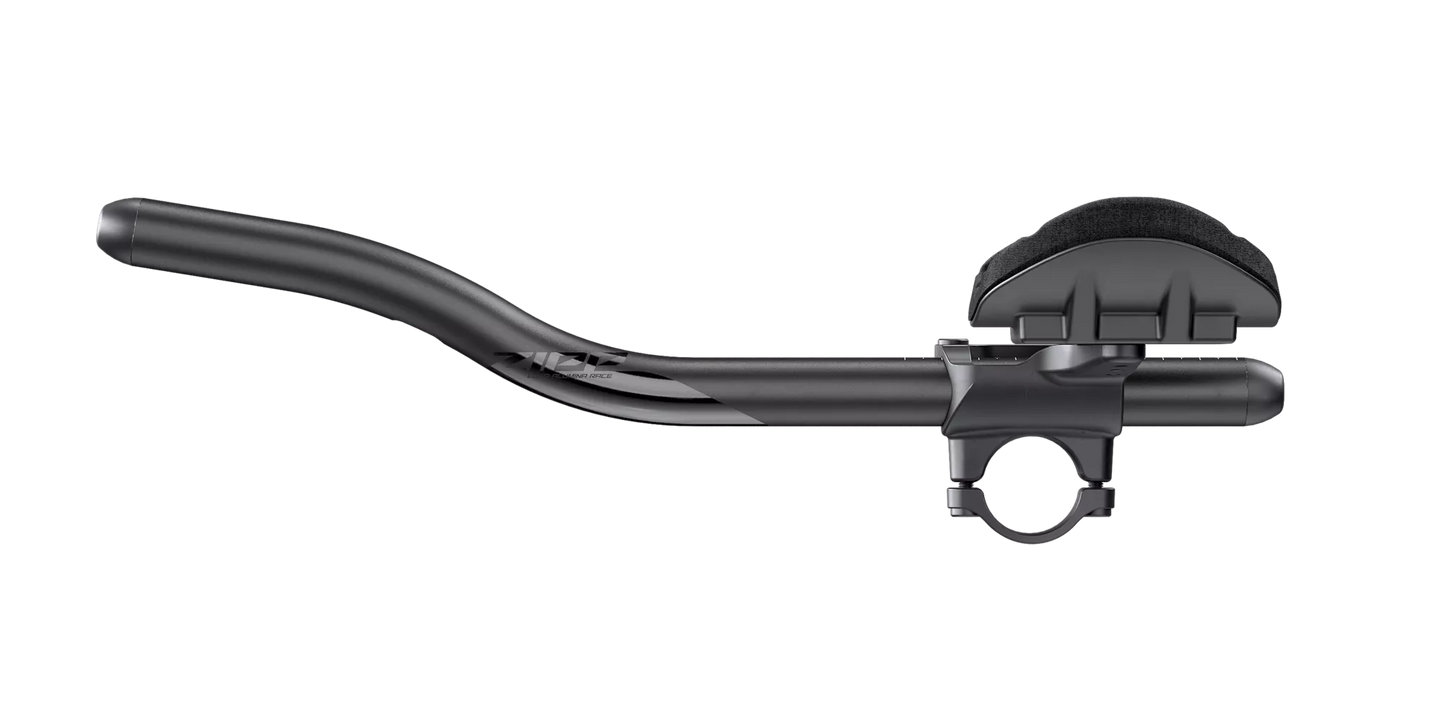 ZIPP - EXTENSIONES VUKA ALUMINA EVO 110 CON ZIPP VUKA CLIP ABRAZADERA INFERIOR ALUMINIO NEGRO 360mm x 110mm x 22,2mm