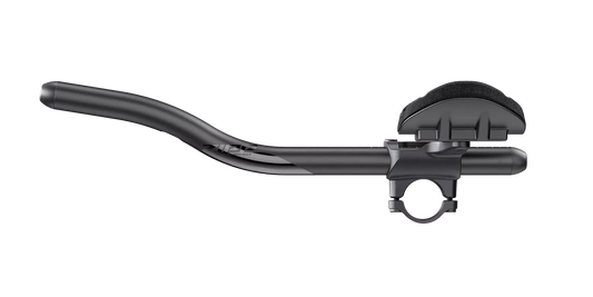 ZIPP - EXTENSIONES VUKA ALUMINA EVO 110 CON ZIPP VUKA CLIP ABRAZADERA INFERIOR ALUMINIO NEGRO 360mm x 110mm x 22,2mm