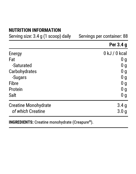 PILLAR PERFORMANCE - Creatine Monohydrate 300g