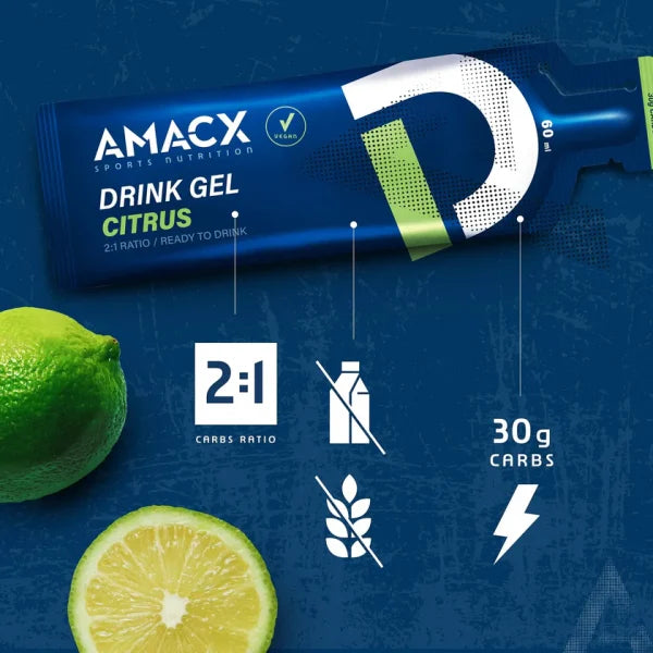 AMACX Drink Gel Cítricos | 12 pack