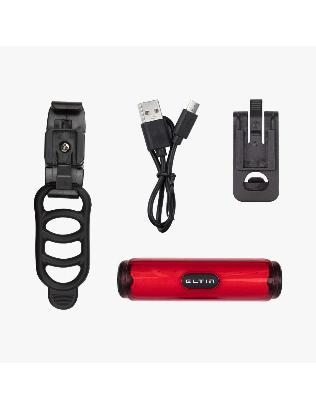 ELTIN - Luz trasera bicicleta 50 Lúmenes