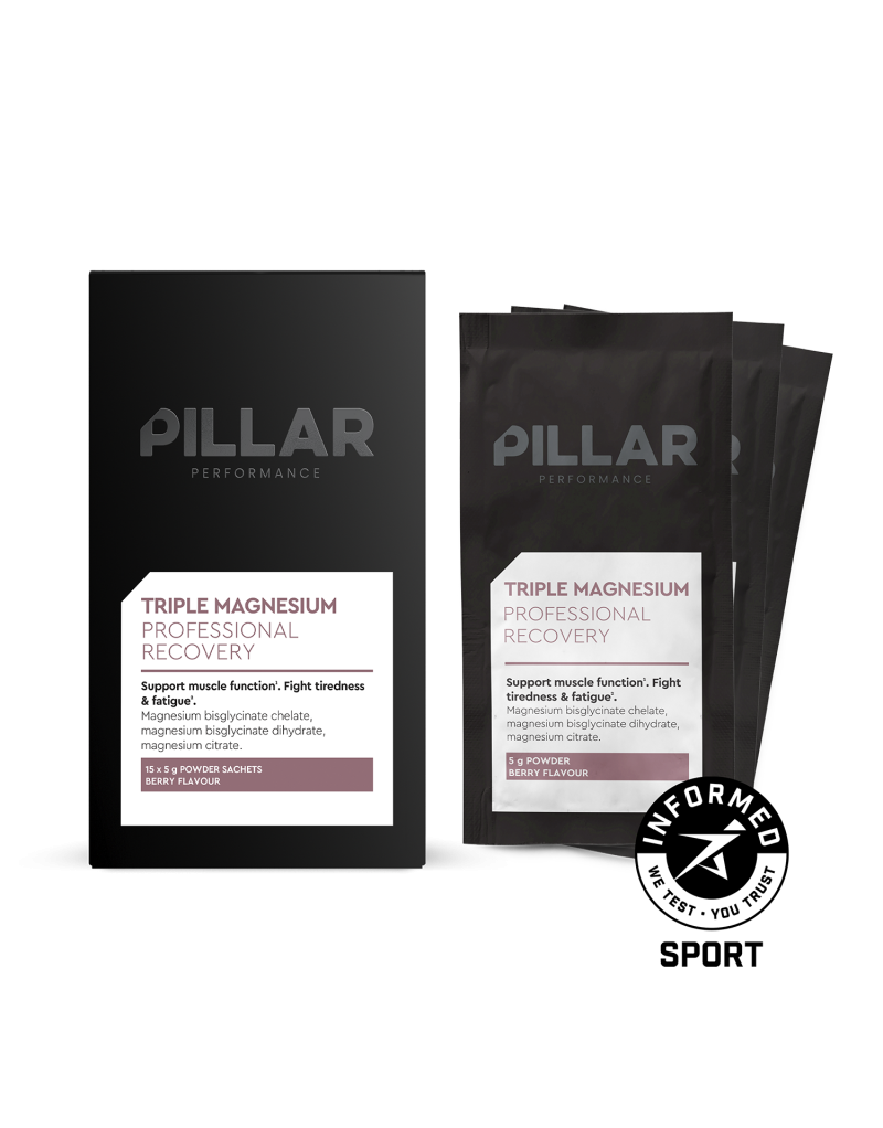 PILLAR PERFORMANCE- Recuperador Triple Magnesium monodosis 5g Frutos del Bosque