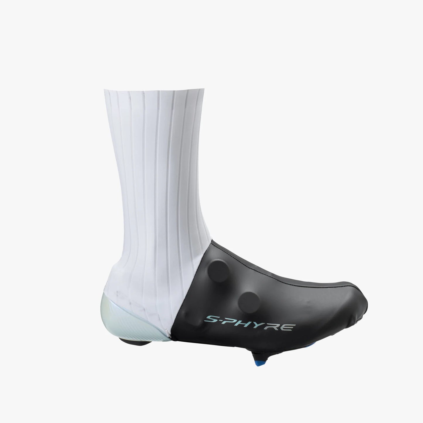 SHIMANO S-Phyre - Cubrezapatillas Flash Shoe Cover blanco/negro