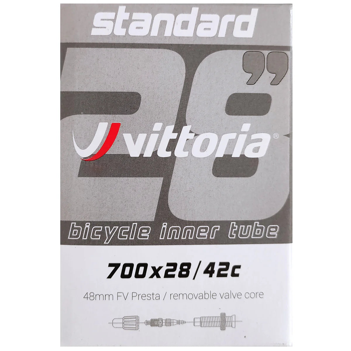 Cámara Carretera Vittoria Standard 700x28/42C Presta 48mm