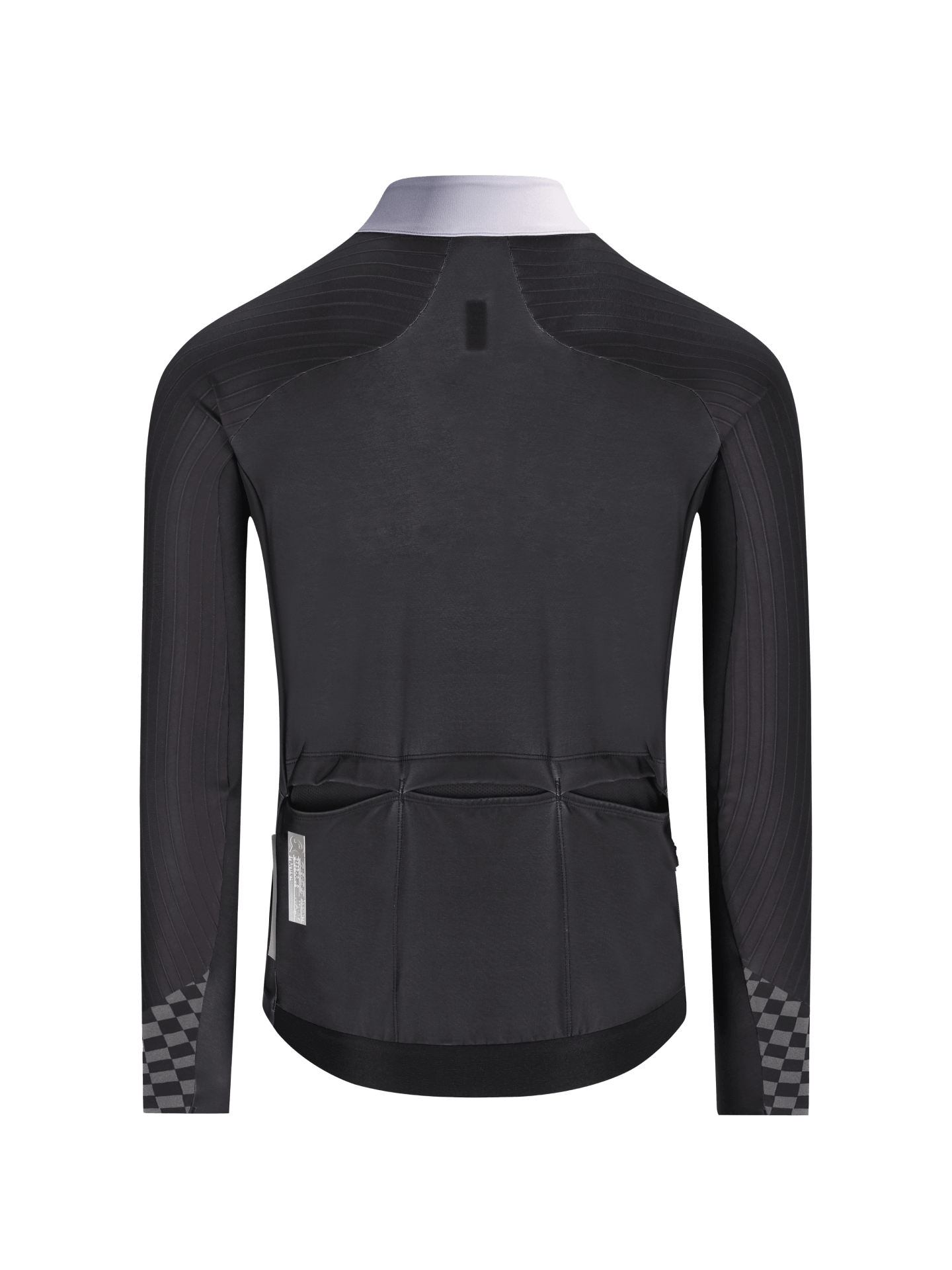 Q36.5 - Gregarius Hybrid Collar Fade Maillot Manga Larga Negro