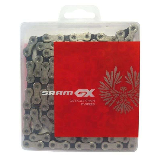 SRAM - CADENA PC GX EAGLE 12 VELOCIDADES 126 ESLABONES PLATA