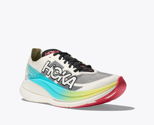HOKA - ZAPATILLA ROCKET X 2 (UNISEX) yuzu/cielo blue