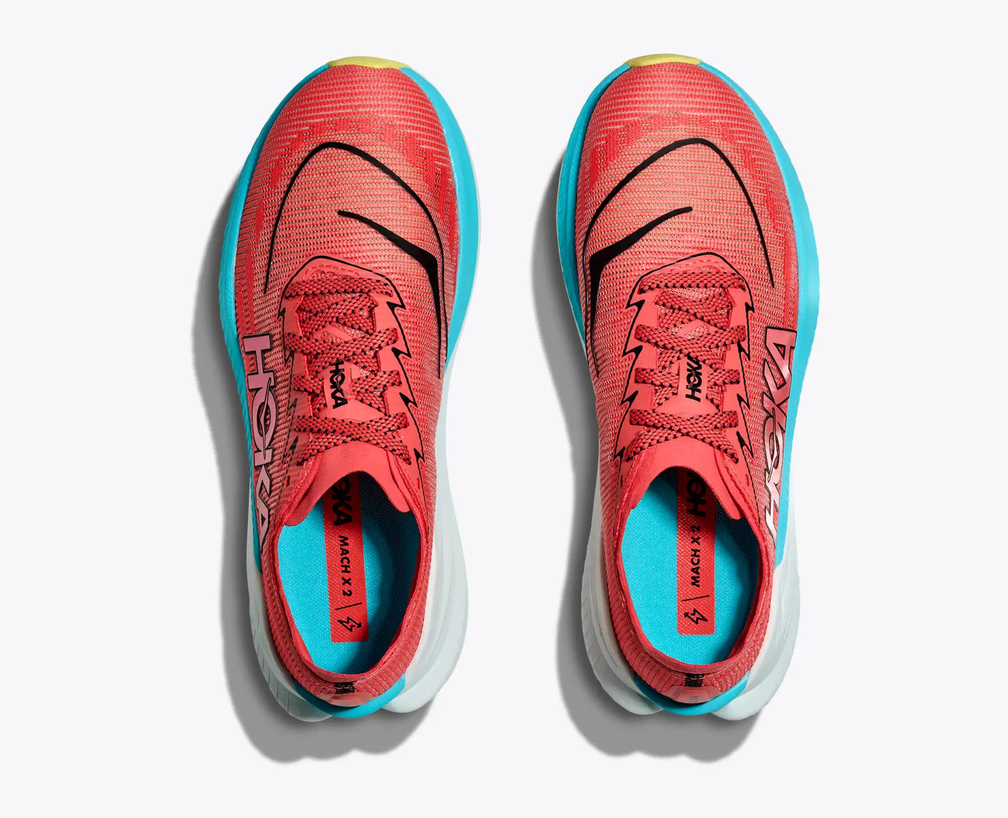 HOKA - MACH X 2 grapefruit / electric coral