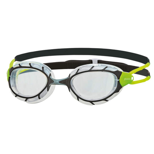 ZOGGS PREDATOR - VERDE/NEGRO lente TRANSPARENTE