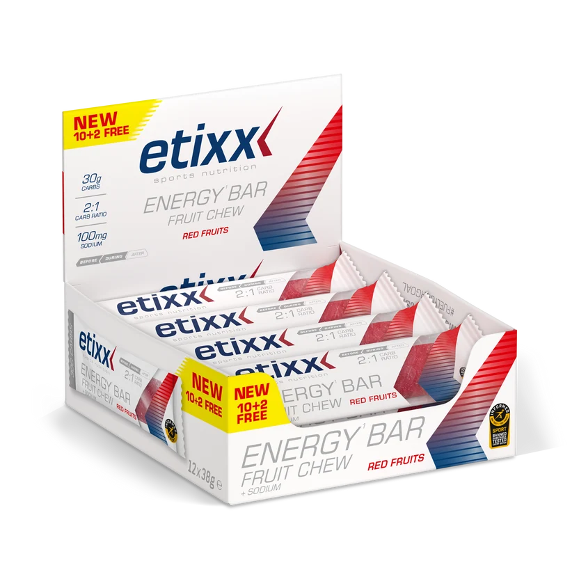 ETIXX - Energy Bar Fruit Chew - Frutos Rojos
