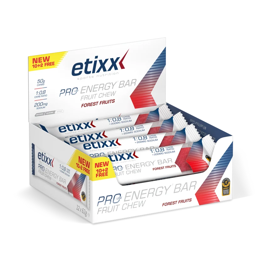 ETIXX - Pro Line Energy Bar Fruit Chew - Frutos del bosque