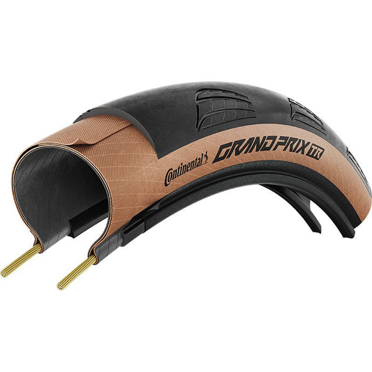 CONTINENTAL - CUBIERTA GRAND PRIX TR 700x28C TUBELESS READY PLEGABLE NEGRO/MARRON OSCURO