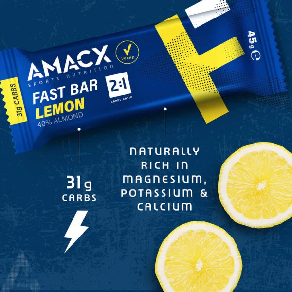 AMACX Fast Bar Limón | 12 pack