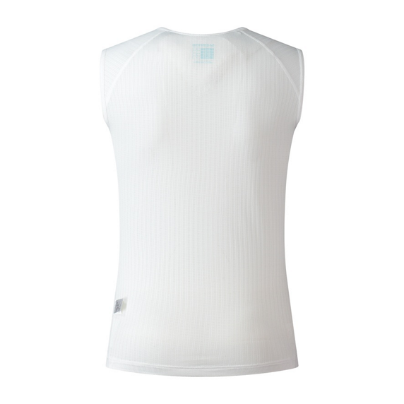 SHIMANO - CAMISETA INTERIOR DE MALLA SIN MANGAS VERTEX hombre Blanco