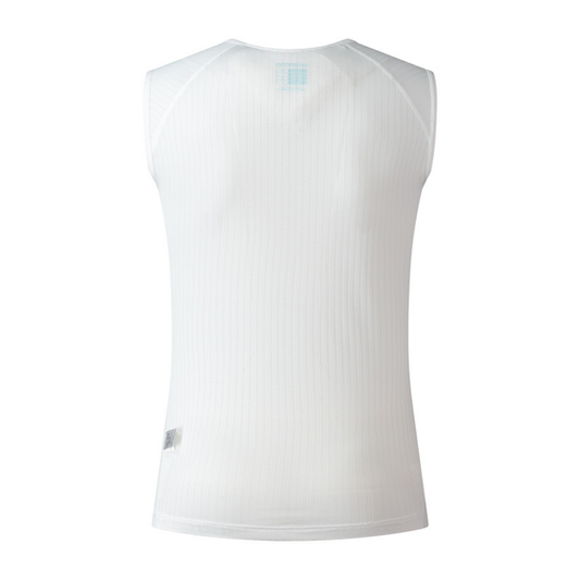 SHIMANO - CAMISETA INTERIOR DE MALLA SIN MANGAS VERTEX hombre Blanco