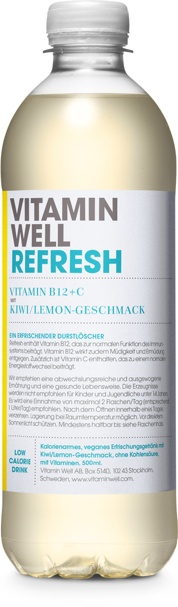 VITAMIN WELL - REFRESH VITAMIN B12 + C ZINC KIWI AND LEMONADE