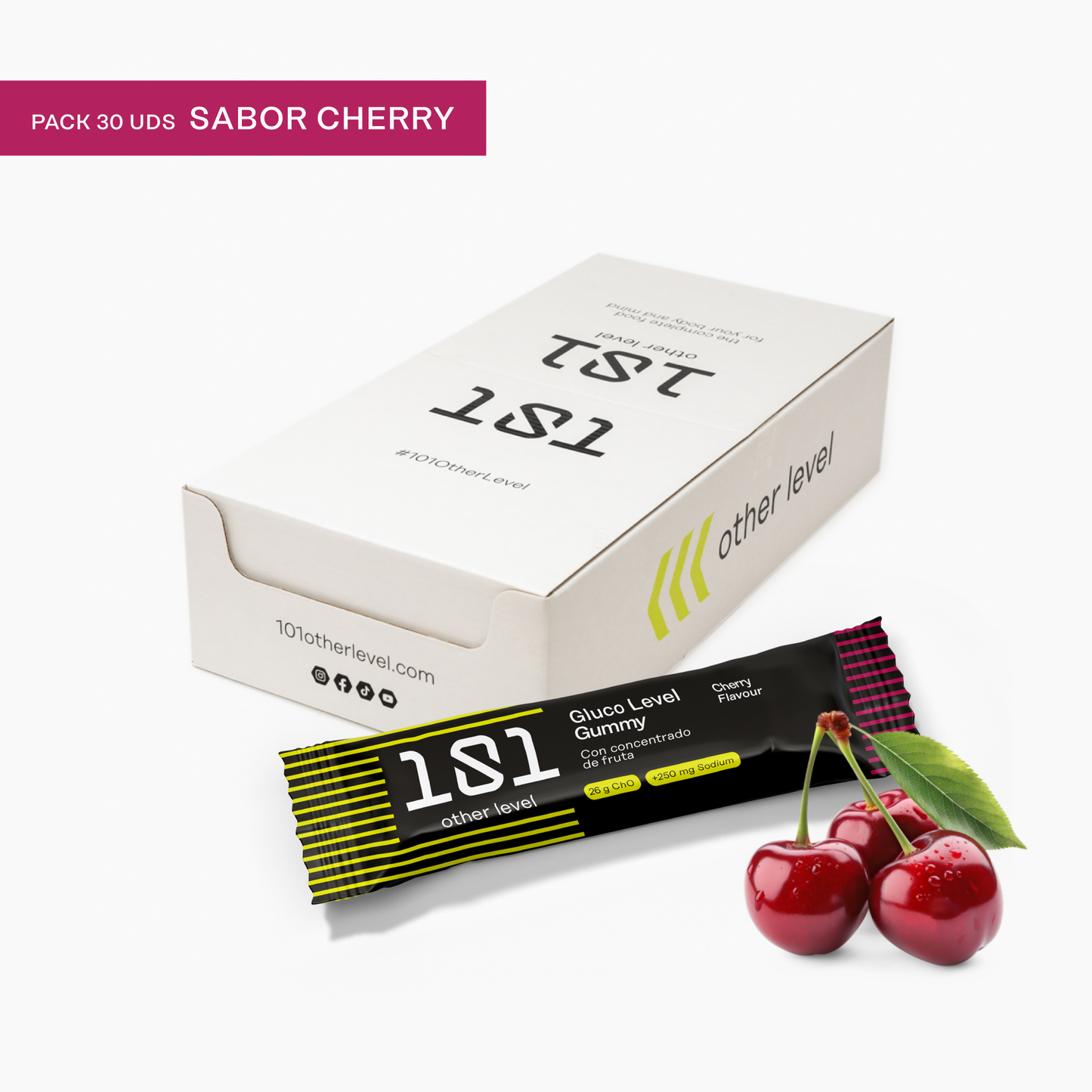101 OTHER LEVEL - GLUCO LEVEL GUMMY Cherrie