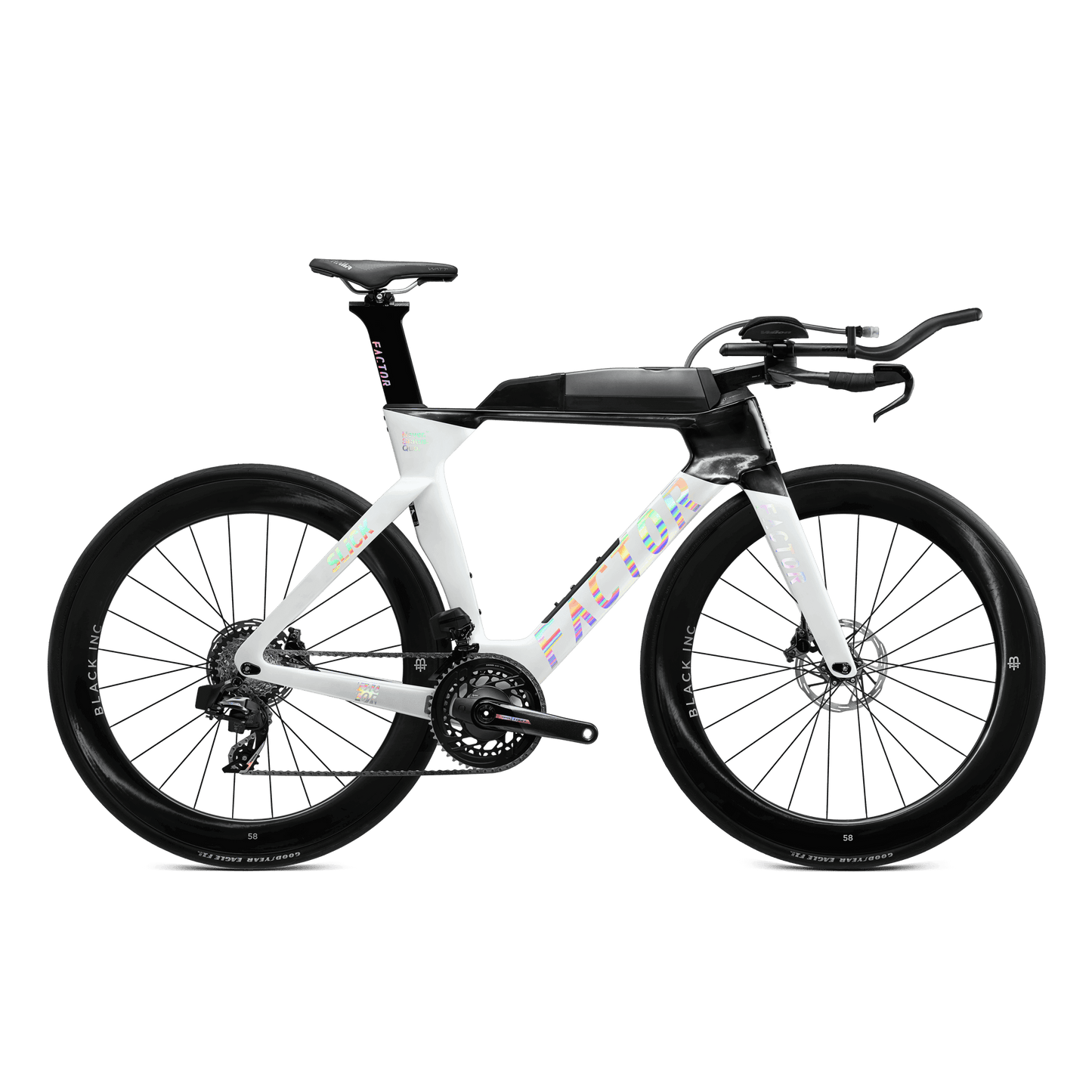 FACTOR - SLICK - SRAM FORCE W/ POWER METER SHADOW WHITE