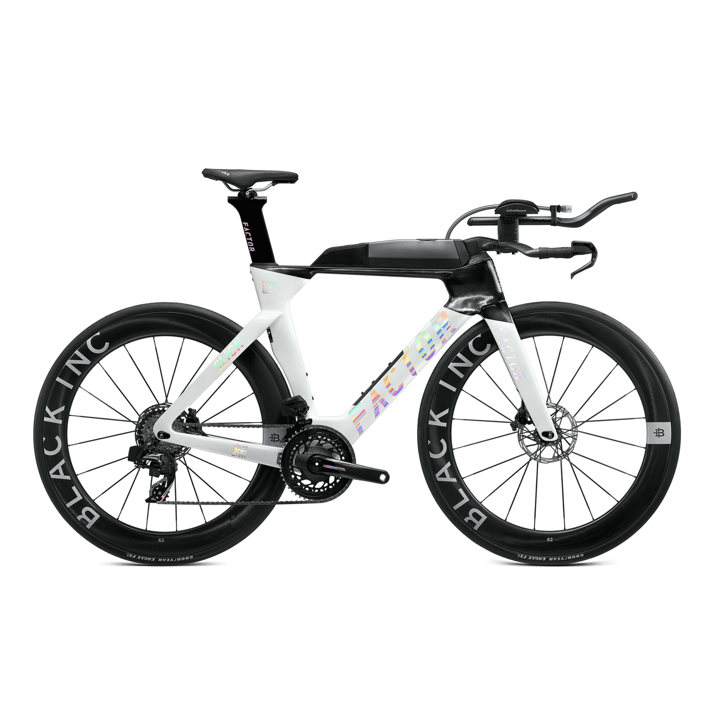 FACTOR - SLICK PREMIUM - SRAM FORCE W/ POWER METER SHADOW WHITE