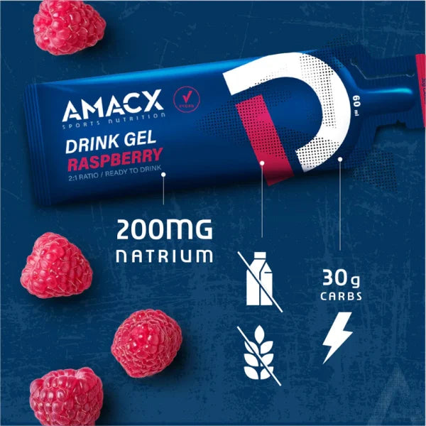 AMACX Drink Gel Frambuesa | 12 pack