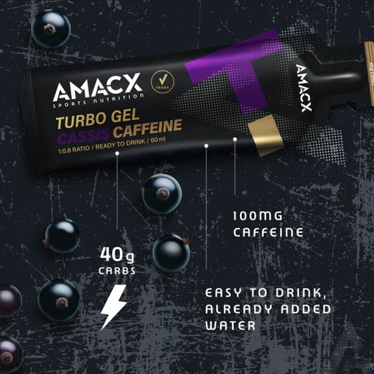 Turbo Gel Cafeína de Cassis natural flavoured