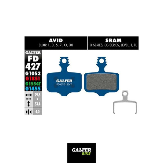 PASTILLAS DE FRENO - GALFER PAD AVID ELIXIR - SRAM XX - FD427G