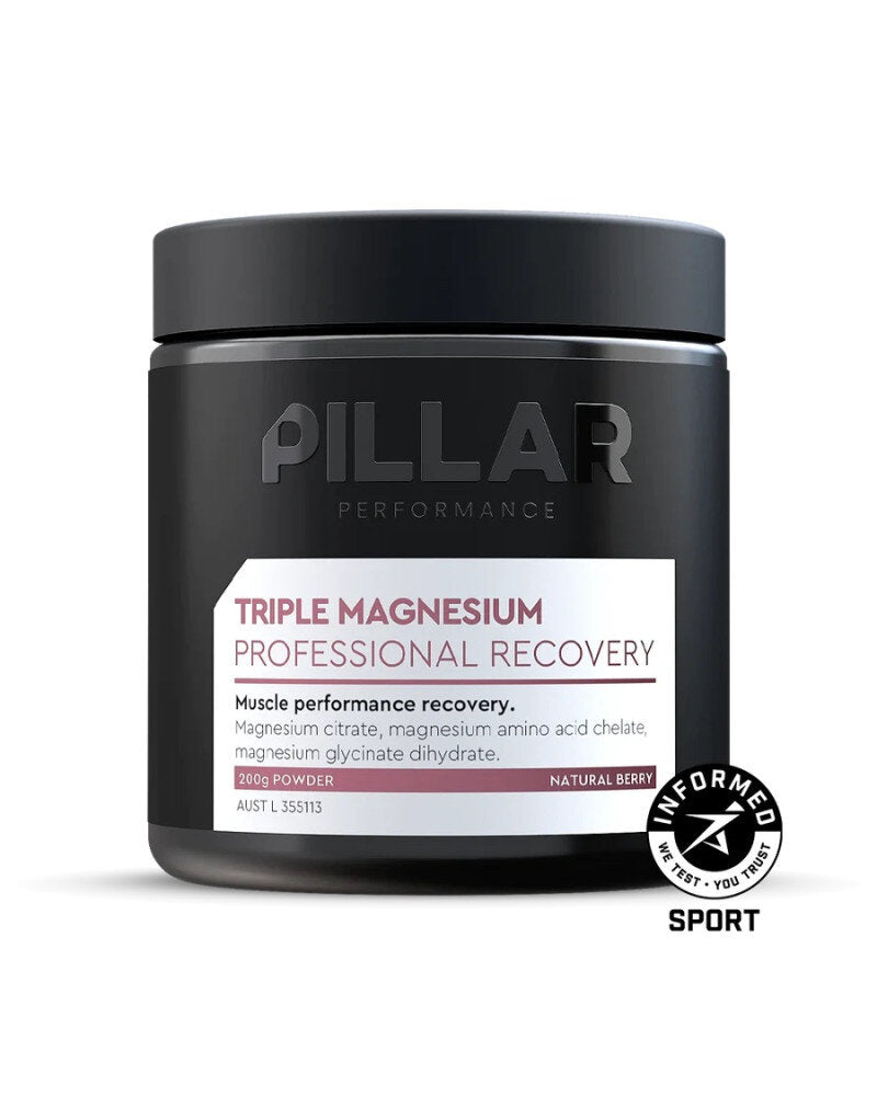 PILLAR PERFORMANCE - TRIPLE MAGNESIUM PROFESSIONAL RECOVERY 200g Frutos del bosque