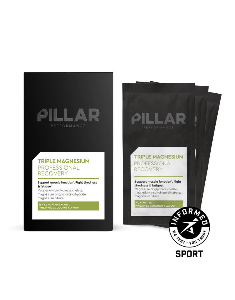 PILLAR PERFORMANCE- Recuperador Triple Magnesium monodosis 5g Piña-Coco